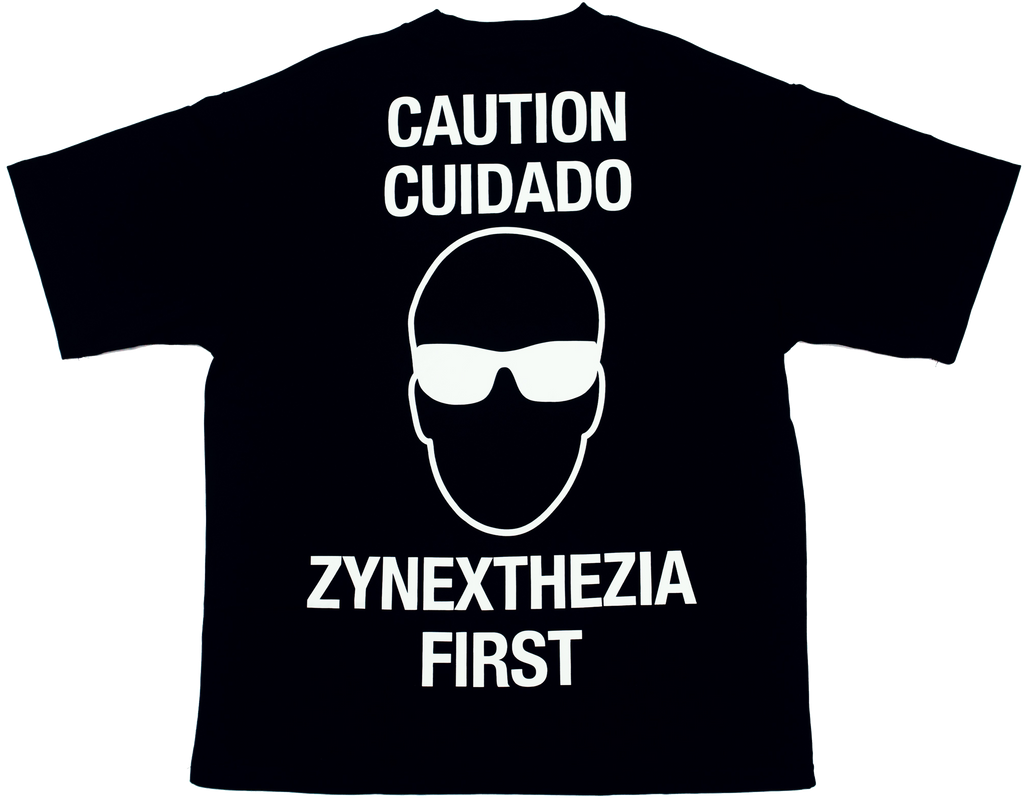 CAUTION CUIDADO ZYNEXTHEZIA T-SHIRT