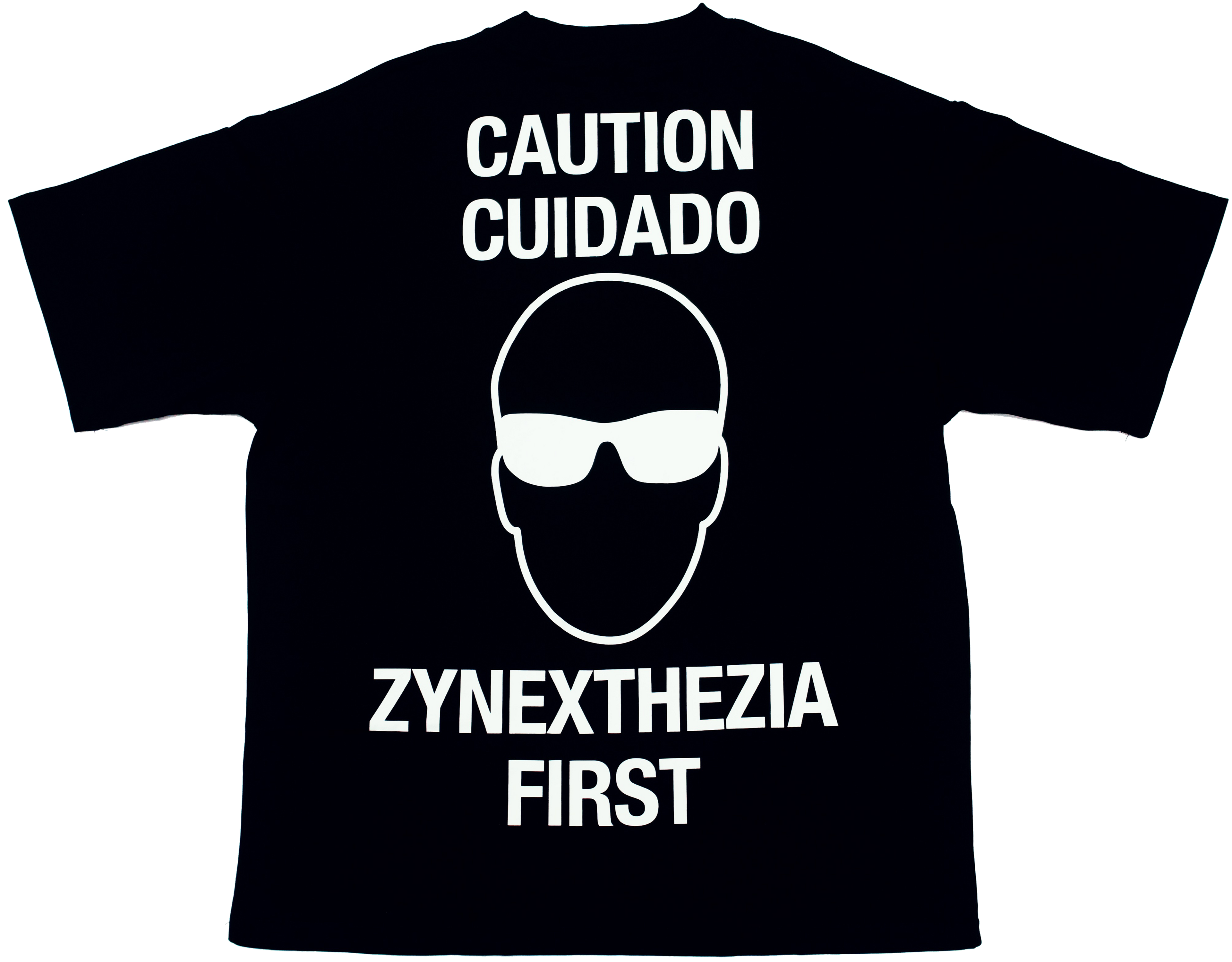 CAUTION CUIDADO ZYNEXTHEZIA T-SHIRT